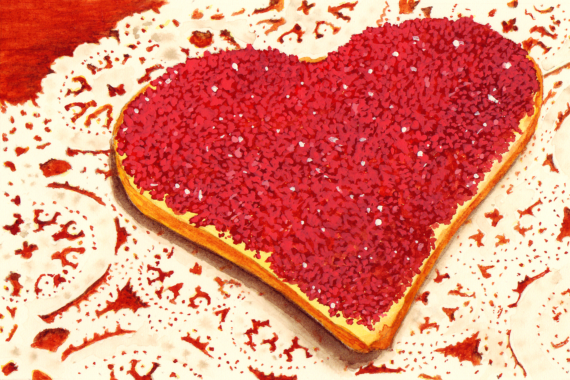 Heart Cookie and Lace