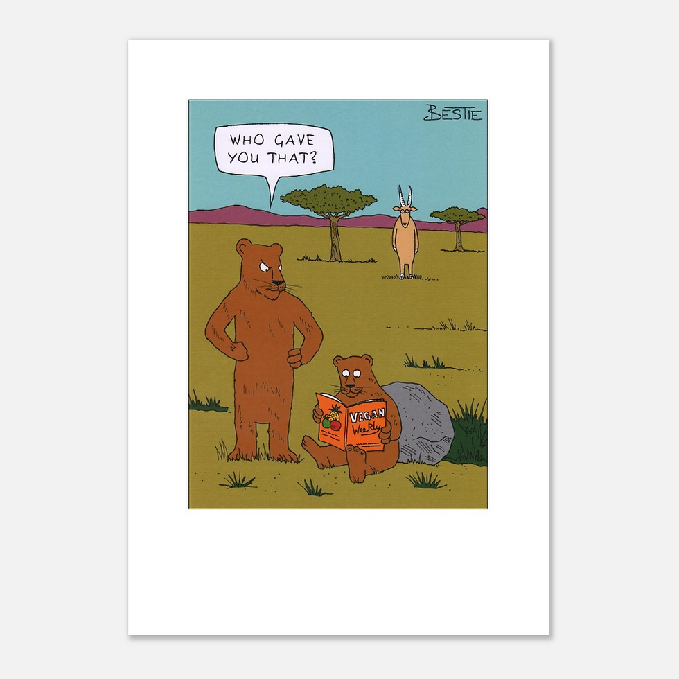 Thumbnail: Vegan Weekly - Fine Art Print