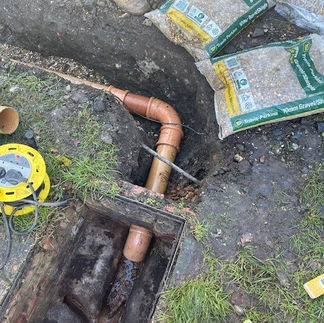 Kitchen waste pipe reroute by JDS Drainage
