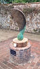 Sculpture on the Kitchen Garden Plinth September/October