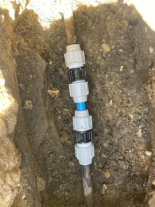 Water main repair works by JDS Drainage