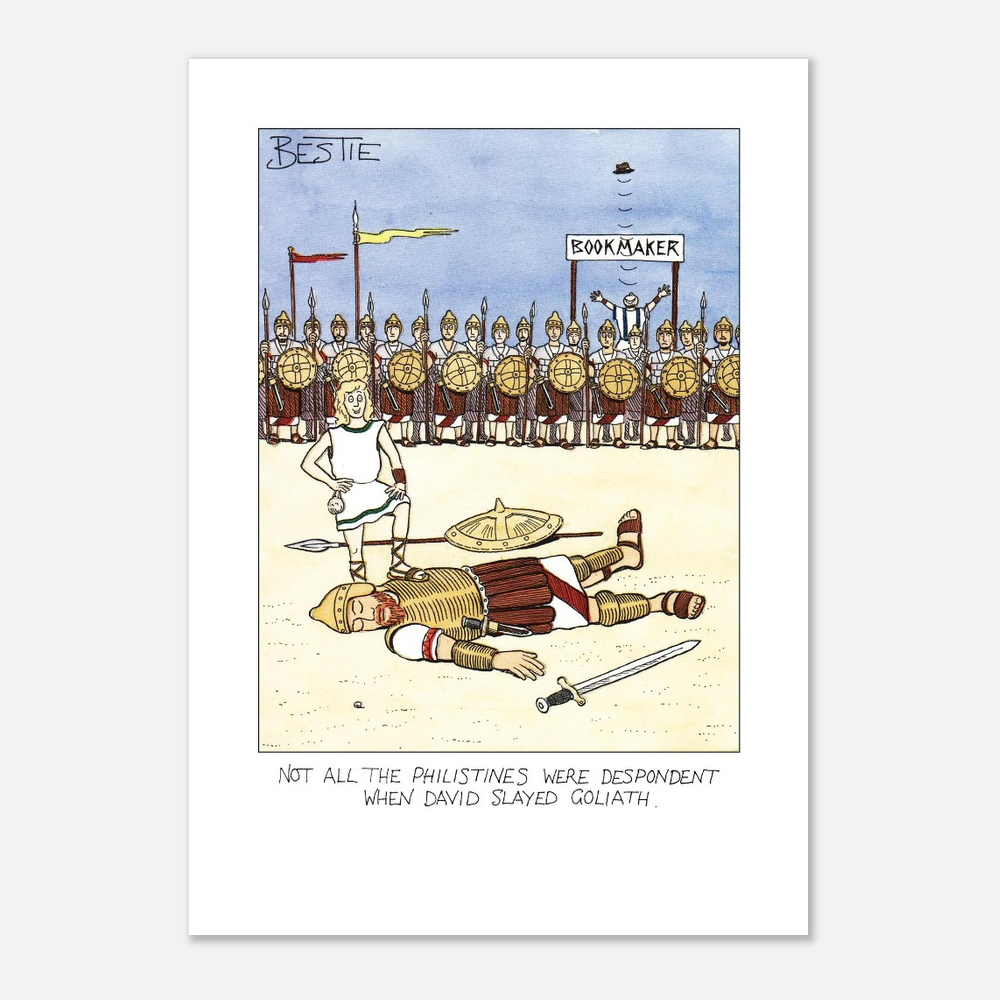 When David Slayed Goliath - Fine Art Print