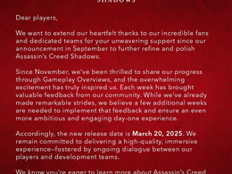 Assassin’s Creed: Shadows Gets Delayed AGAIN...
