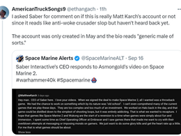 Kotaku's 'Space Marine 2' Smear Campaign FAILS! CEO's Viral Comment Is UNSTOPPABLE!