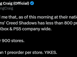 Assassin's Creed Shadows Faces EMBARRASSINGLY LOW Pre-Order Numbers