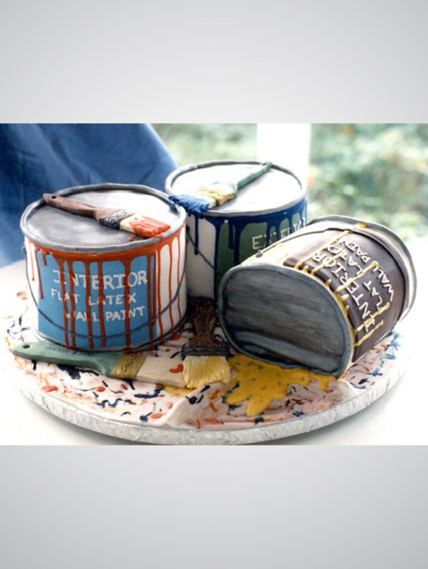 Paint Can Cakes