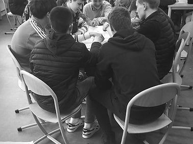 photo représentant un groupe scolaire lors d'une intervention