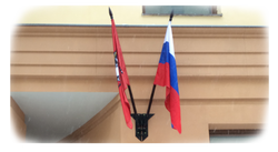 Флагшток выполненный по эскизу архитектора 1