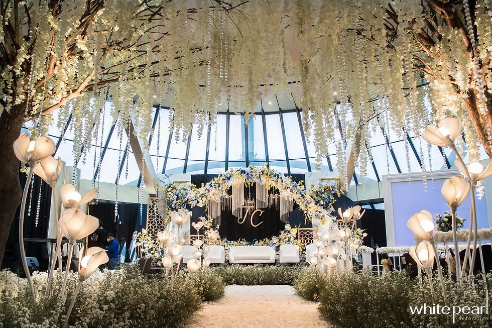 Wedding venue JHL Solitaire | Foto via White Pearl Decoration