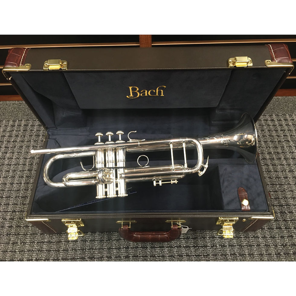 Thumbnail: Bach 190S37 Stradivarius Professional Bb Trumpet - Silver
