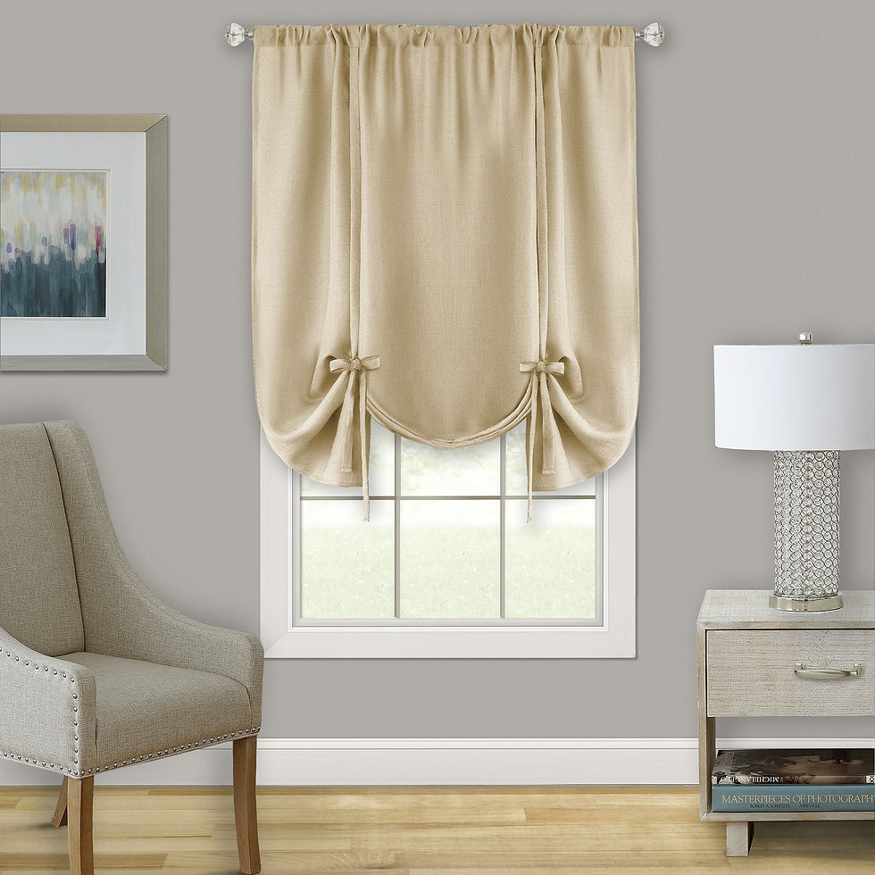 Thumbnail: Darcy Window Curtain Tie Up Shade