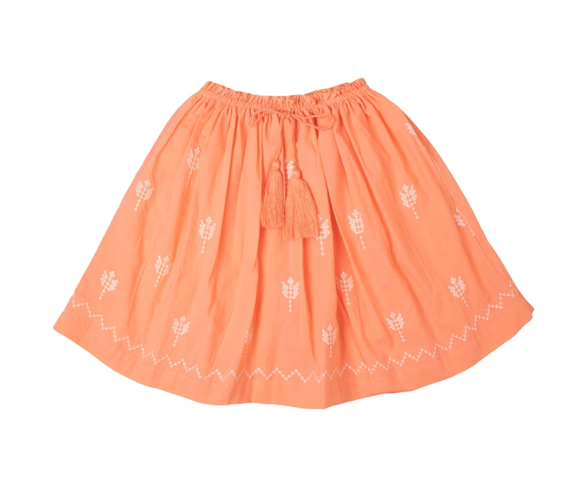 [Pre-Order] Kidsagogo - Juniper Skirt Hibiscus/White