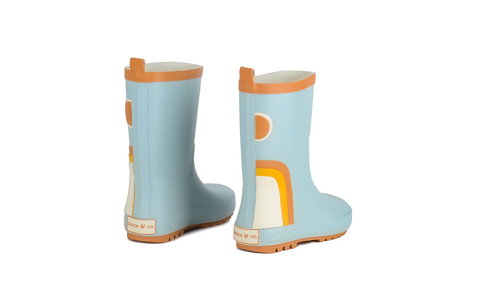 Thumbnail: Grech & Co. CHILDREN'S RUBBER BOOTS -LIGHT BLUE