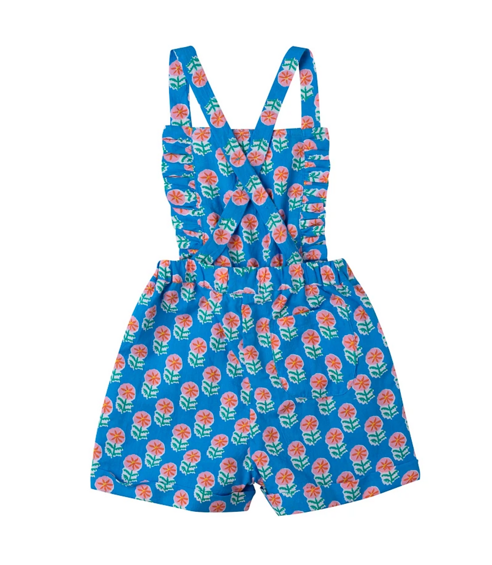 Thumbnail: [Pre-Order] Kidsagogo - Ili Jumpsuit Piccolo Fiore Cobalt