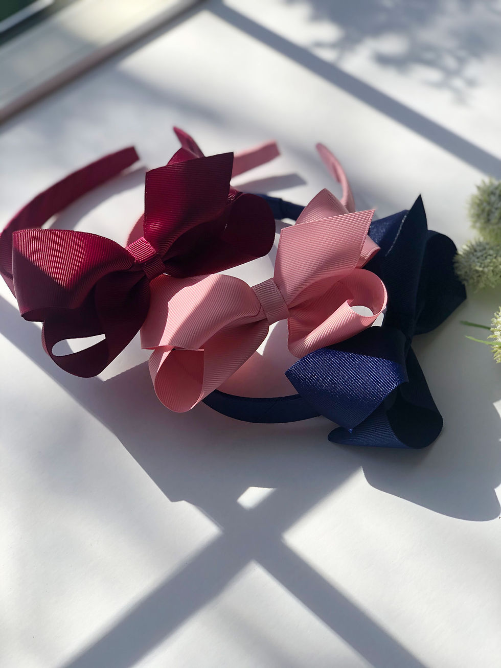 섬네일: Weeones - Medium Classic Grosgrain Bow on Headband