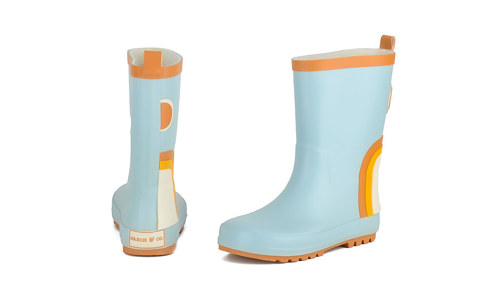 Thumbnail: Grech & Co. CHILDREN'S RUBBER BOOTS -LIGHT BLUE