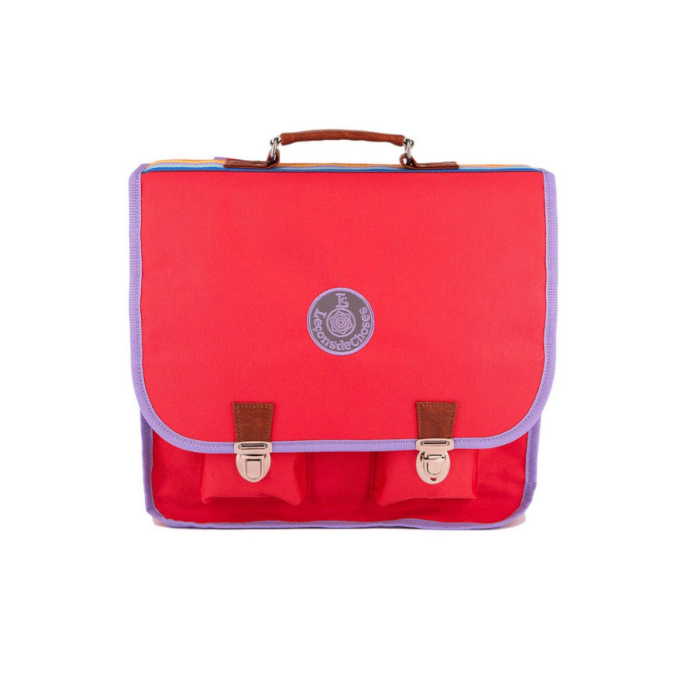 LECONS DE CHOSES - SCHOOL BAG PINK FUNKY AND LILA
