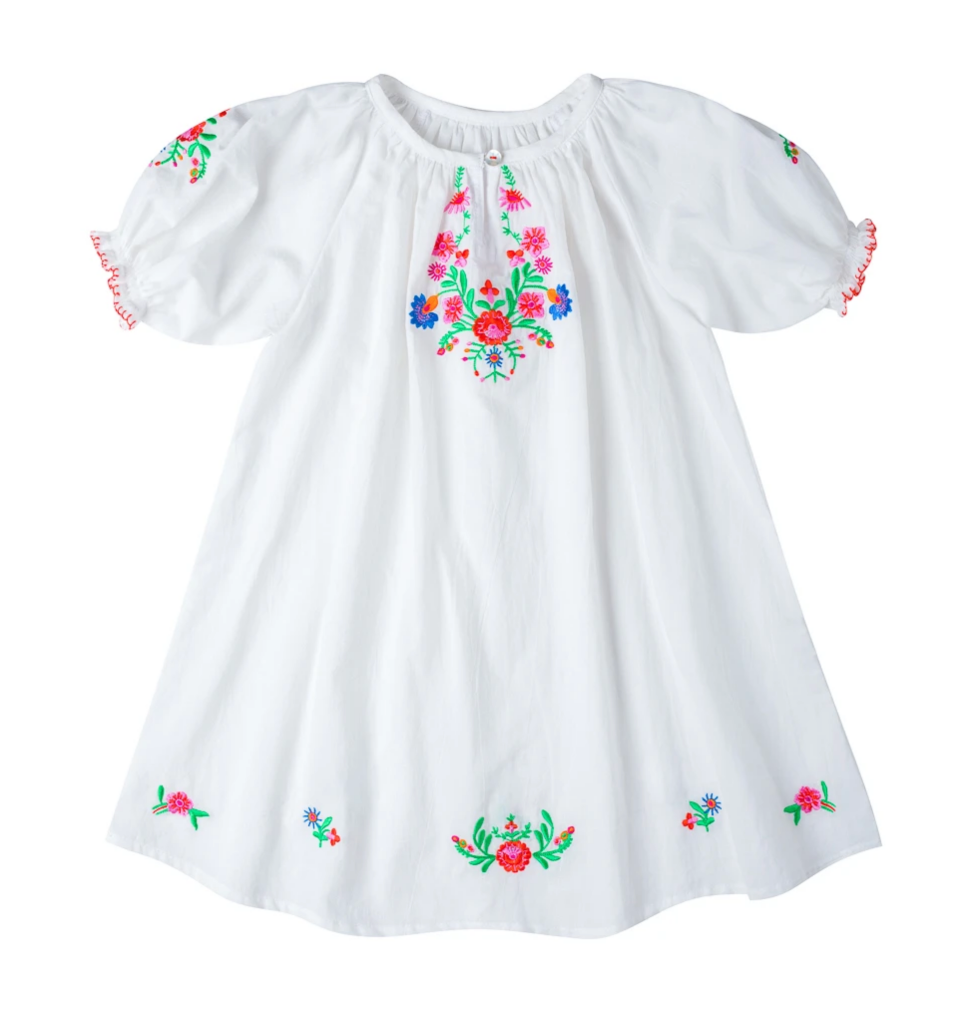 [Pre-Order] Kidsagogo - Nina Dress White/Hot