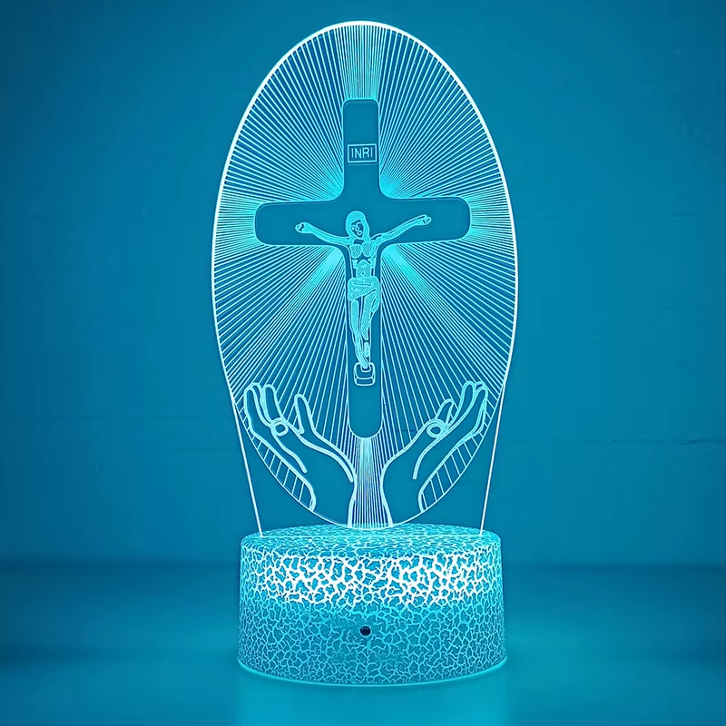 Cross 3D Night Light