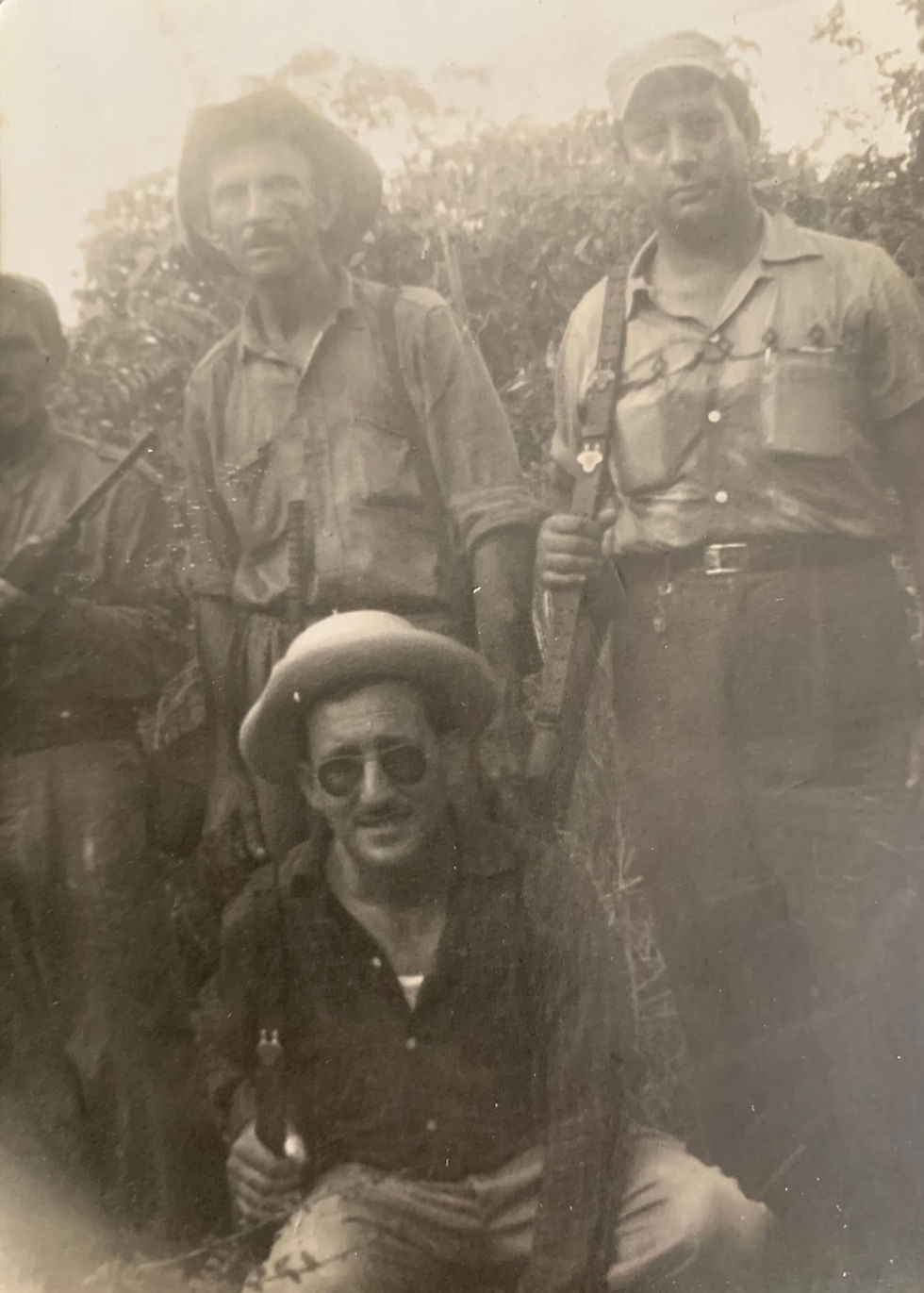 Standing, back row, center: Eulalio "Yayo" Estevez leader of the Organizacion Autentico.