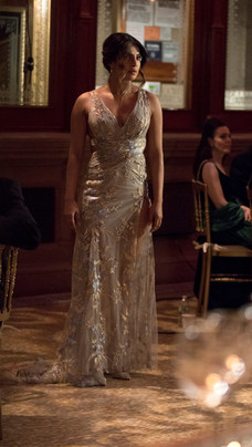 QUANTICO, CBS, MALAN BRETON, PRIYANKA CHOPRA, DRESS, EMBROIDERY,