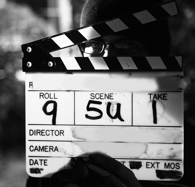 Film Slate Close-Up