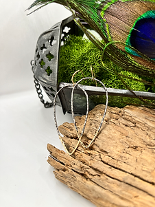 Maria Mixed Metal Olive Leaf Dangles