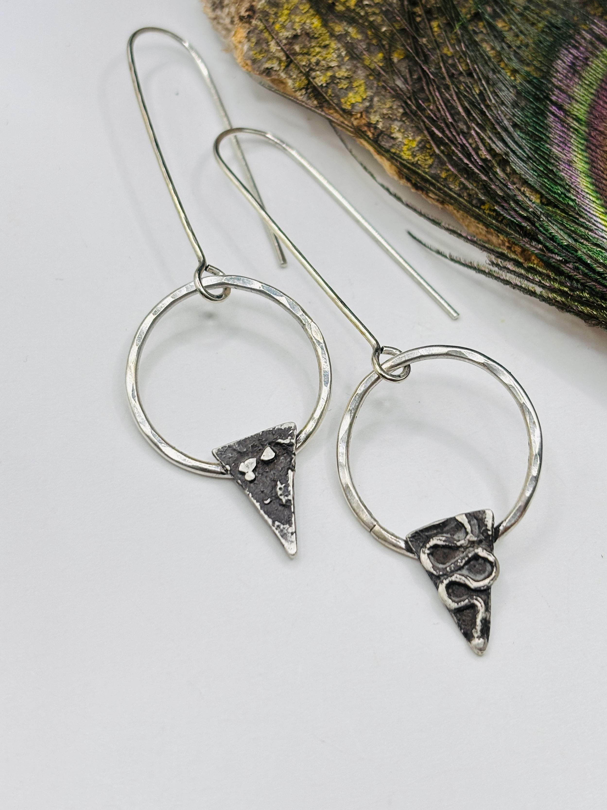 ASTRID Reticulated Spike Hoops