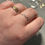 Thumbnail: CLAIRE Cat Ear Stacking Ring