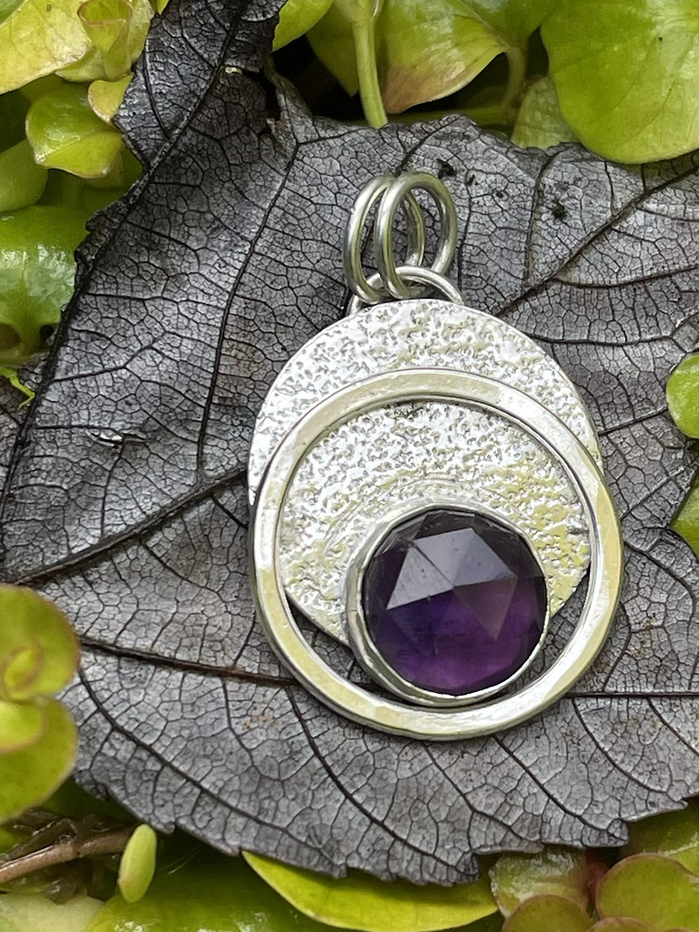 Thumbnail: Amethyst Rosecut Pendant