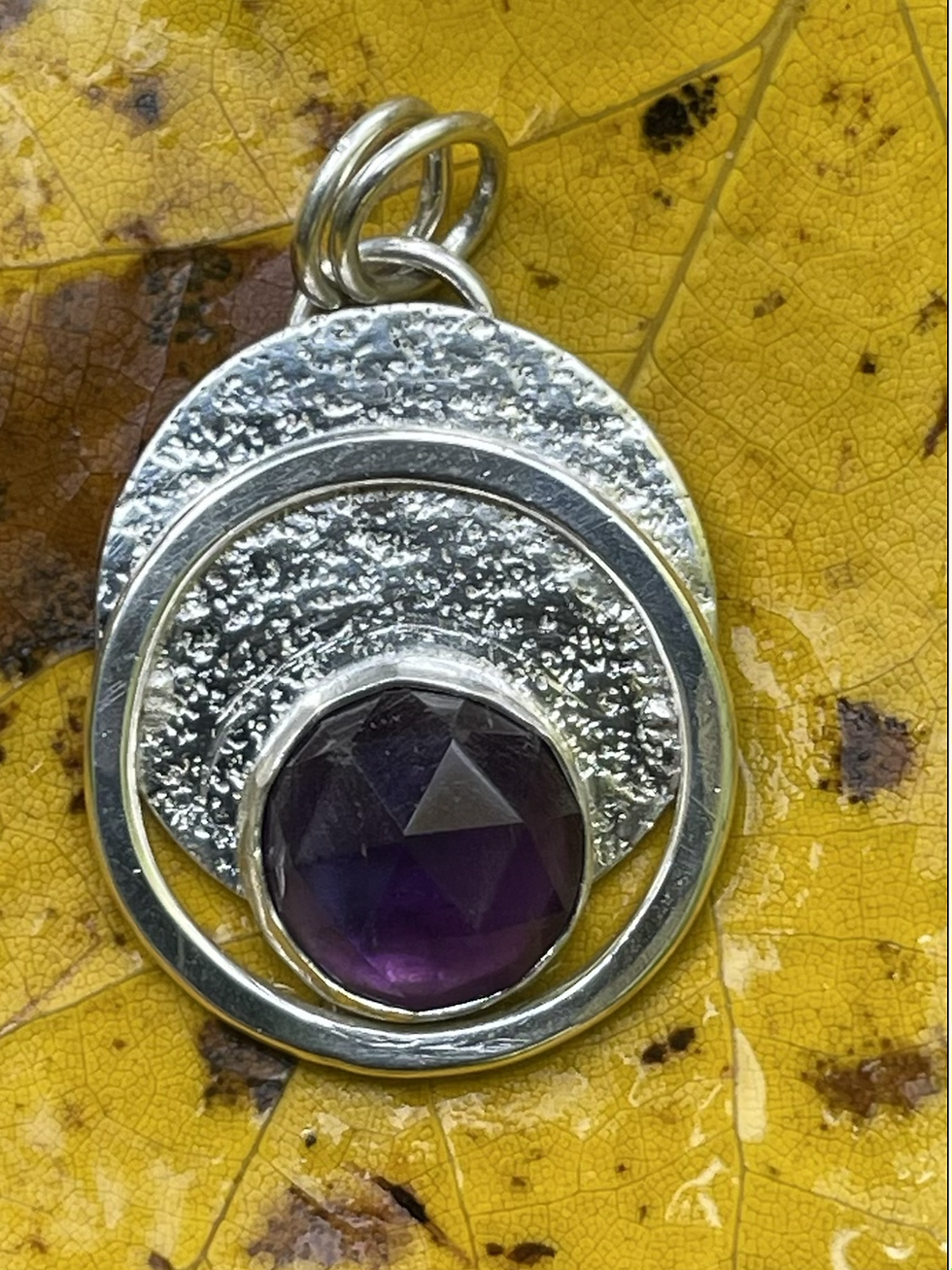 Thumbnail: Amethyst Rosecut Pendant