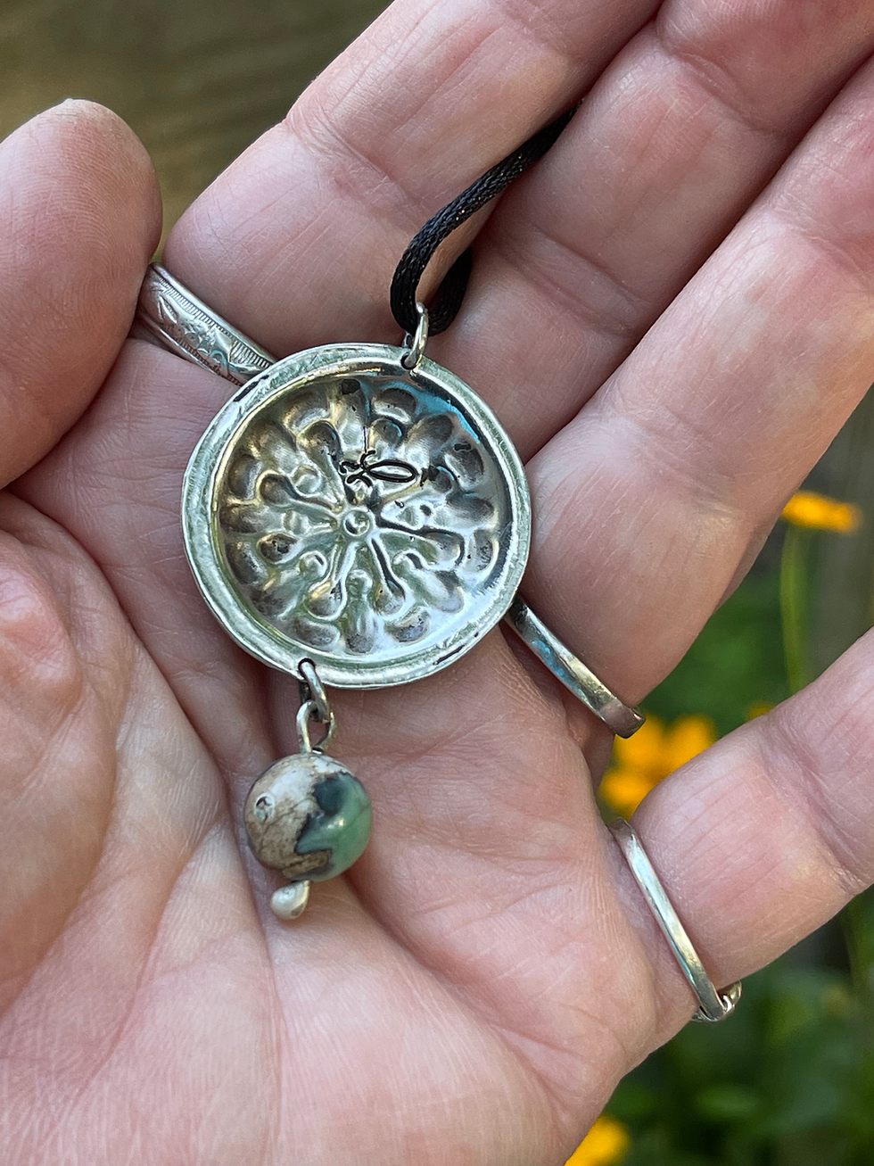 Thumbnail: Fine Silver Medallion pendant