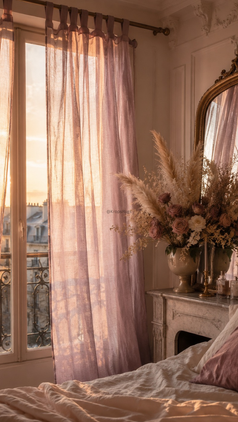Printed, Embroidered, Woven Sheer Curtains for Homes