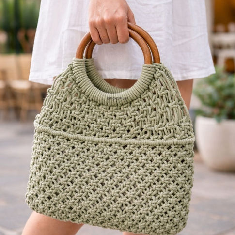 Boho Macrame Bag