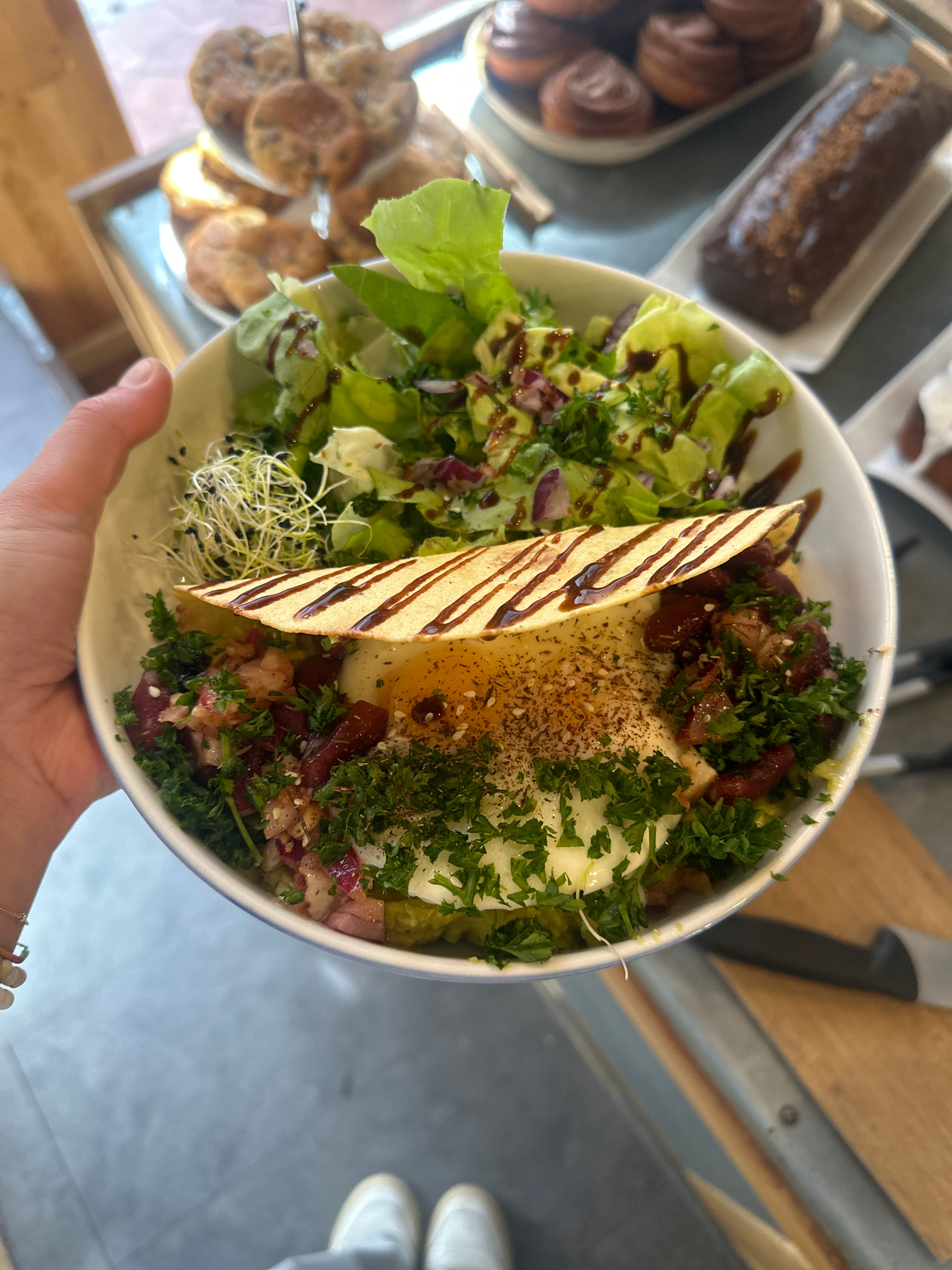 Arranged Food and Objects