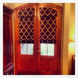 Instagram - Love these arched door shades!! #customshades #stylesintextiles