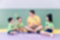 An English teacher talking with students