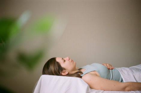 Liste des troubles de santé traités par acupuncture, affichée sur fond calme.