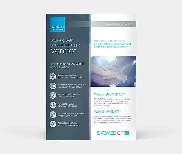 Working with SNOMED CT as a vendor
