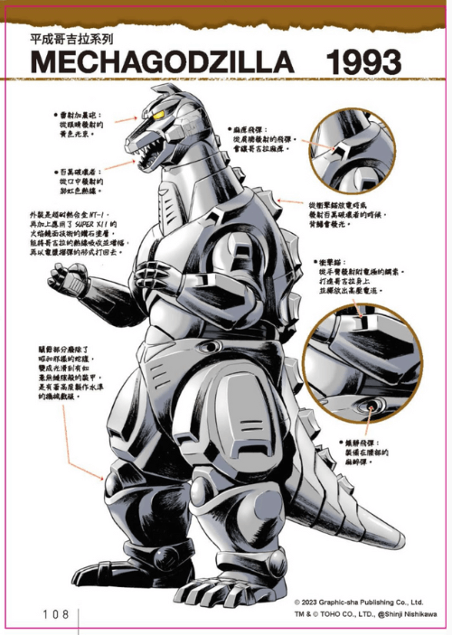 縮圖：哥吉拉大解剖圖鑑：西川伸司解構怪獸深淵 | 精裝