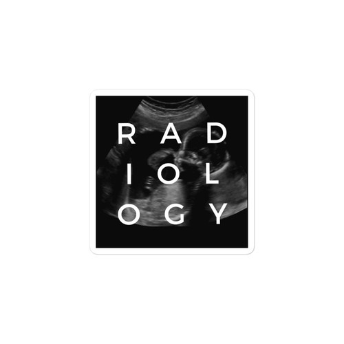 Ultrasound Radiology Sticker Your XRay Tech