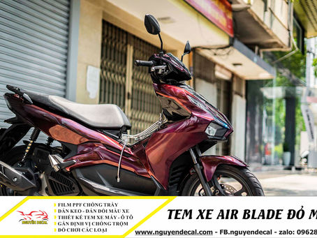 Top 15 mẫu tem xe air blade 150 đẹp nhất năm 2022