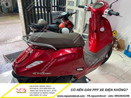 Có nên dán PPF cho xe điện? Lời khuyên từ chuyên gia chăm sóc xe