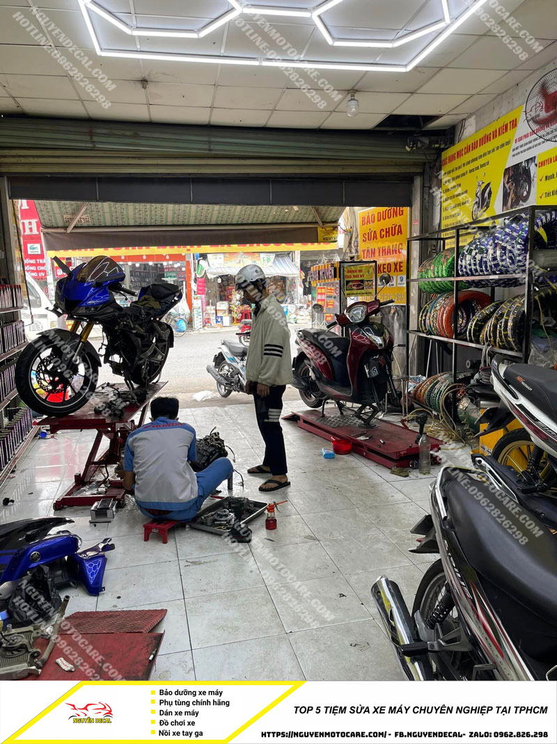 Top 5 tiệm sửa xe máy uy tín tại Gò Vấp – Địa chỉ quen thuộc của dân Biker