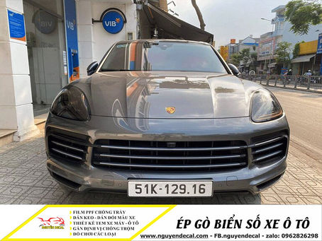 Ép gò biển số xe ô tô chuyên nghiệp tại Gò Vấp