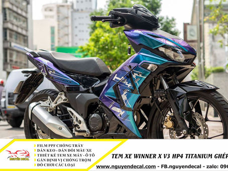 Những mẫu tem winner x v3 đẹp nhất hiện nay - Nguyễn Decal