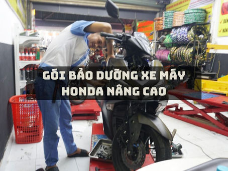 Tăng cường hiệu suất với gói bảo dưỡng xe máy Honda nâng cao