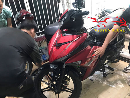 Dán keo xe tại Gò Vấp - Dịch vụ bảo vệ sơn zin xe máy