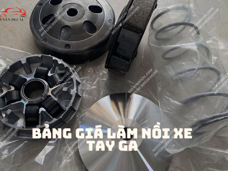 Nâng cao hiệu suất xe tay ga với dịch vụ làm nồi tại Nguyễn Decal