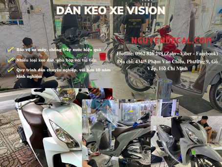 Keo dán chống trầy xước: Giải pháp bảo vệ sơn xe Vision